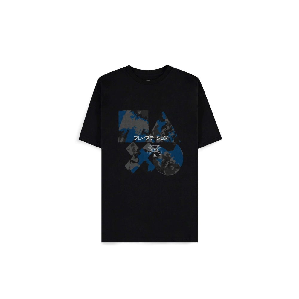 PlayStation - Controller Japan Mens Tshirt - Black